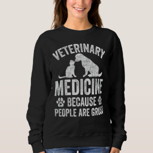 Sudadera Medicina Veterinaria Porque Las Personas Son Tv Br