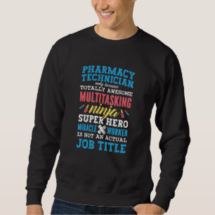 Sudadera Medicine Hero Pharmacy Technician Tech Pharmacist