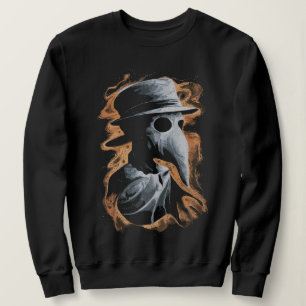 Sudadera Médico de la Peste: Fuego y Sombras