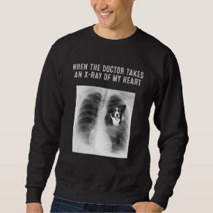 Sudadera Médico De Perro Cardigan Welsh Corgi Toma X Ray De