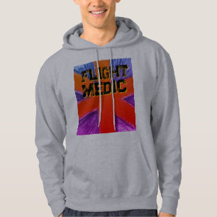 Sudadera Médico de vuelo de los hombres rojos