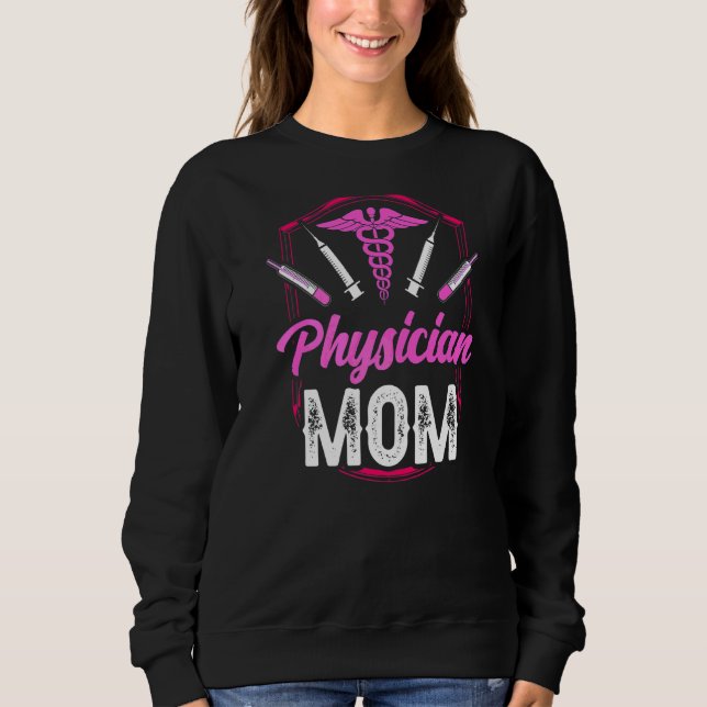 Sudadera Médico Mamá Profesional Médico Md Médica Stude (Anverso)