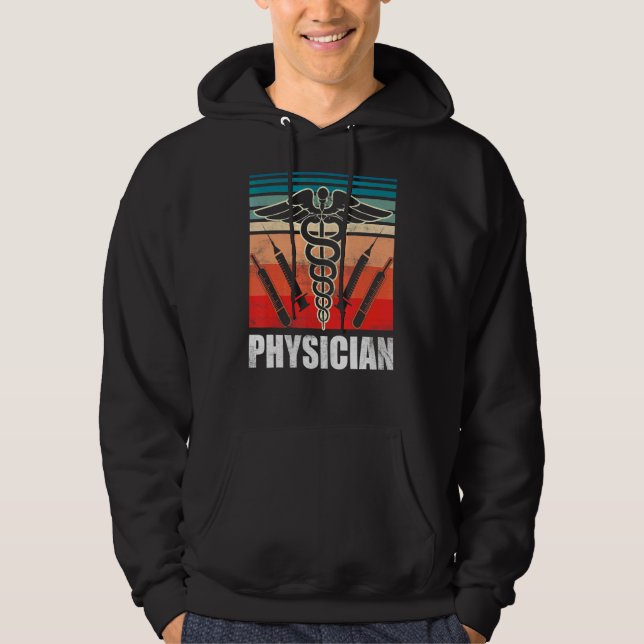 Sudadera Médico Profesional Médica Estudiante Md (Anverso)