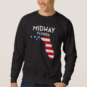 Sudadera Medio camino Florida EE. UU. Estado América Viajes