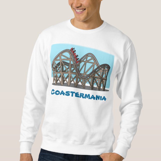 Sudadera Medio de "Coastermania" - la camiseta de los (Anverso)