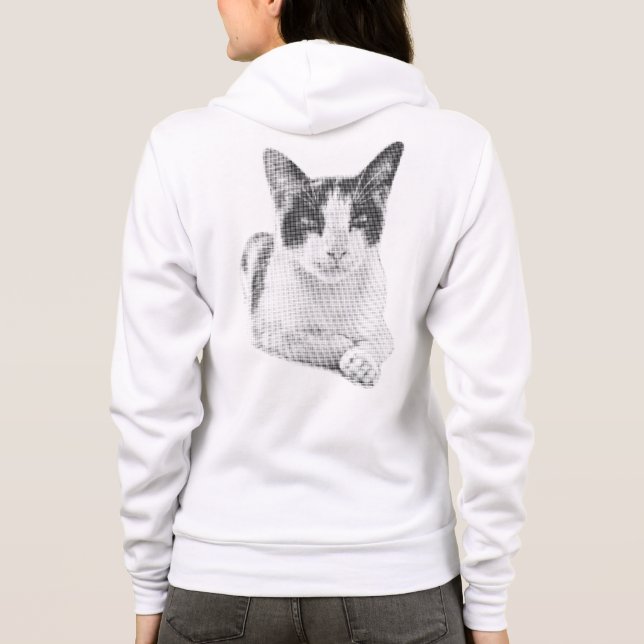 Sudadera Medio tono calicó retro (Reverso)