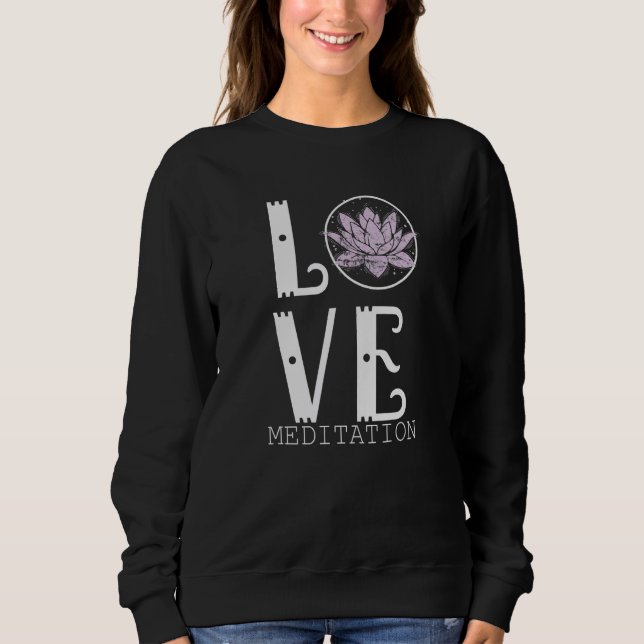 Sudadera Meditación de Amor Namaste (Anverso)