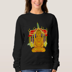 Sudadera Meditación Espiritual Budista Budismo Zen Buda