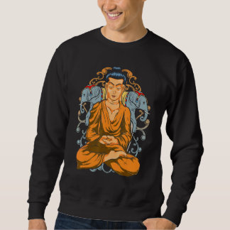 Sudadera Meditación Espiritual Yoga Budista Zen Elefante As