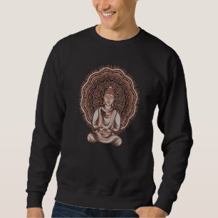 Sudadera Meditación Espiritual Zen Budista Budismo Mandala
