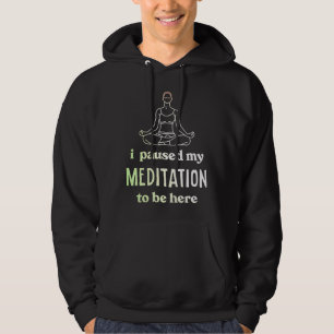 Sudadera Meditación Lema Yoga Fitness Sport