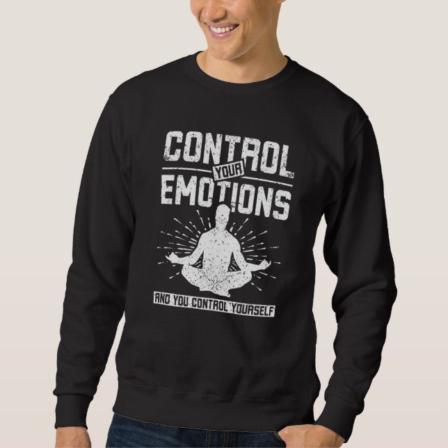 Sudadera Meditación para controlar tus emociones (Anverso)