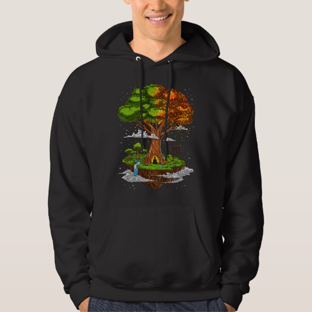 Sudadera Meditación Zen Árbol De Vida (Anverso)