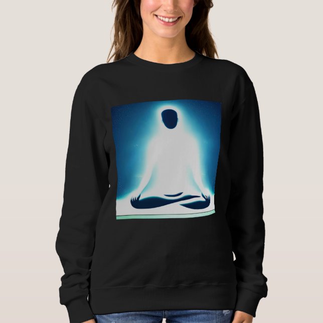 Sudadera Meditation Enlightment Spiritual Yoga Transcendent (Anverso)