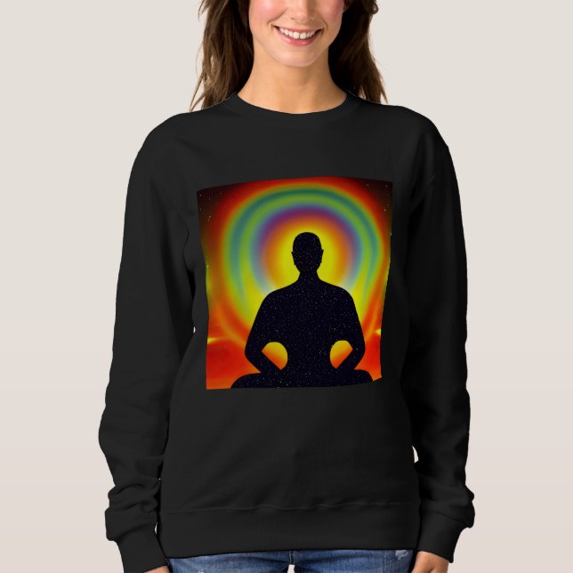 Sudadera Meditation Enlightment Spiritual Yoga Transcendent (Anverso)