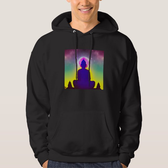 Sudadera Meditation Enlightment Spiritual Yoga Transcendent (Anverso)