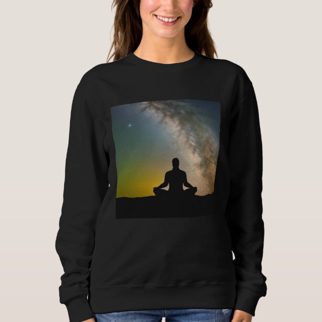Sudadera Meditation Enlightment Spiritual Yoga Transcendent (Anverso)