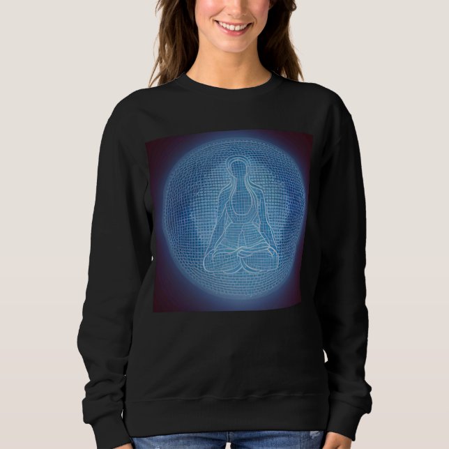 Sudadera Meditation Enlightment Spiritual Yoga Transcendent (Anverso)