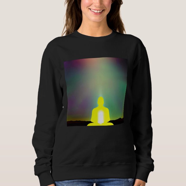 Sudadera Meditation Enlightment Spiritual Yoga Transcendent (Anverso)