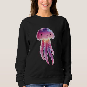 Sudadera Medusa de Galaxia Adorable Dibujo Animado Estilo O