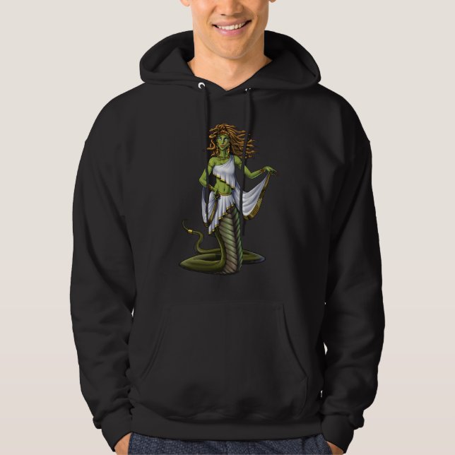 Sudadera Medusa, diosa griega de mitología (Anverso)