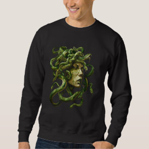 Sudadera Medusa, diosa griega, serpiente Grecia mitholo