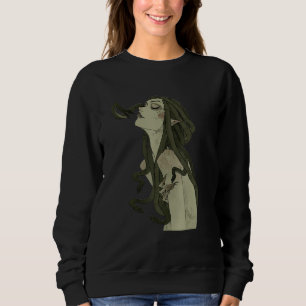 Sudadera Medusa Gorgon, cabeza de serpiente, antología grie