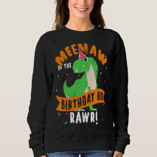 Sudadera Meemaw De La Cuta De Dinosaurios De Nacimiento