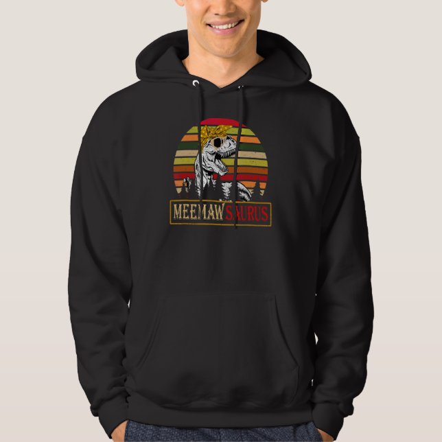 Sudadera Meemawsaurus Rex Dinosaur Meemaw Saurus (Anverso)
