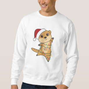 Sudadera Meerkat Christmas Snow Winter Animals