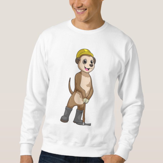 Sudadera Meerkat como minero con paquistaní (Anverso)