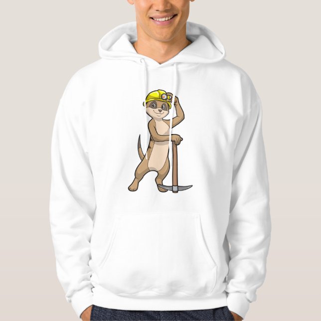 Sudadera Meerkat como minero con paquistaní (Anverso)