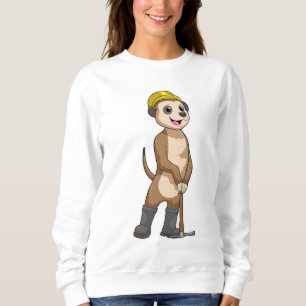 Sudadera Meerkat como minero con paquistaní