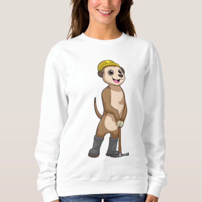 Sudadera Meerkat como minero con paquistaní (Anverso)