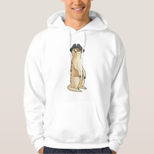 Sudadera Meerkat como pirata con gorra pirata
