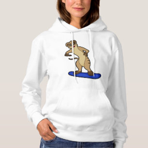 Sudadera Meerkat como snowboard