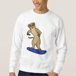 Sudadera Meerkat como snowboard
