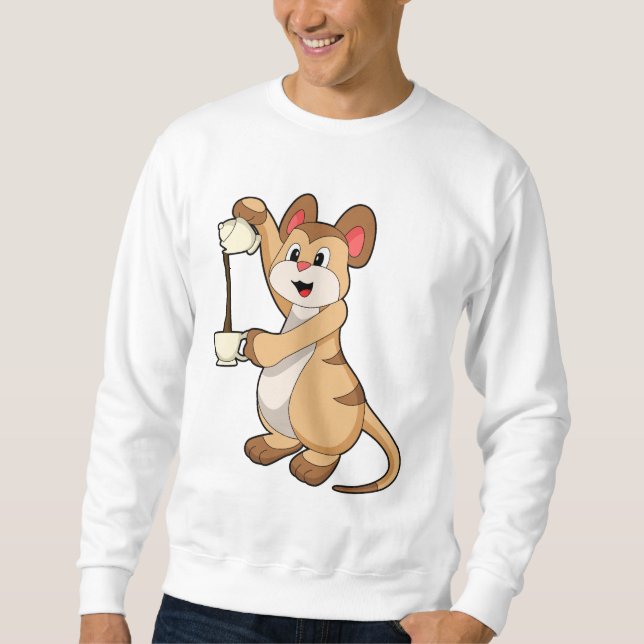 Sudadera Meerkat con café y café.PNG (Anverso)