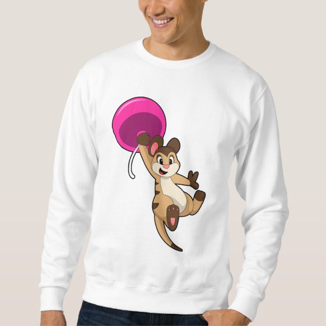 Sudadera Meerkat con globo (Anverso)