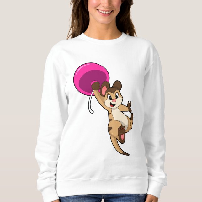 Sudadera Meerkat con globo (Anverso)