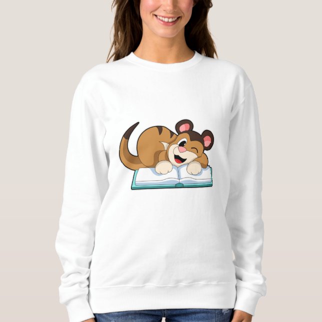 Sudadera Meerkat con libro (Anverso)