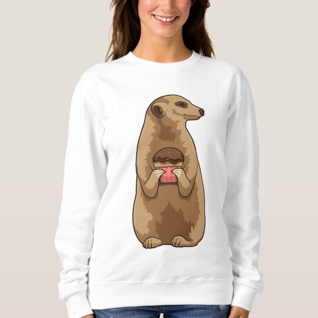 Sudadera Meerkat con Muffin (Anverso)