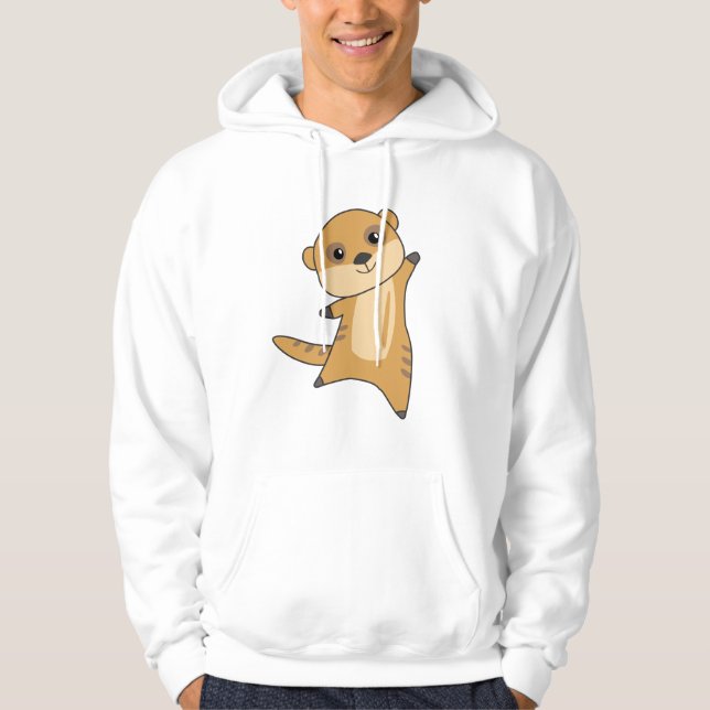 Sudadera Meerkat Dulces Animales Para Niños (Anverso)