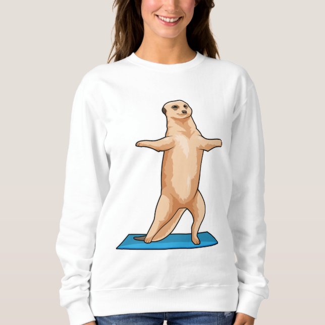 Sudadera Meerkat en ejercicio Fitness Stretching (Anverso)