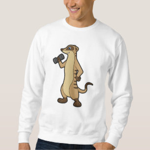 Sudadera Meerkat en entrenamiento de fuerza con Dumbbell