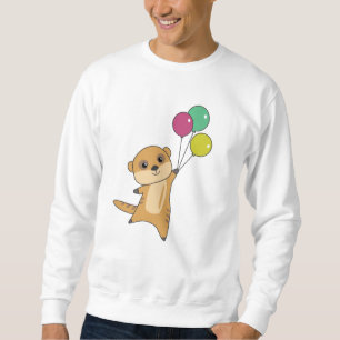 Sudadera Meerkat Moscas Con Globos Animales Cutáneos Para E