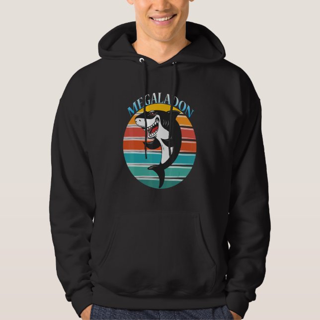 Sudadera Megalodon Cute Megalodon (Anverso)