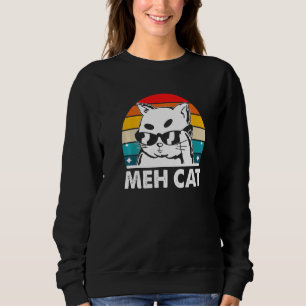 Sudadera Meh Cat Humor Gato Gato Gato Gato Gato Gatito Pres
