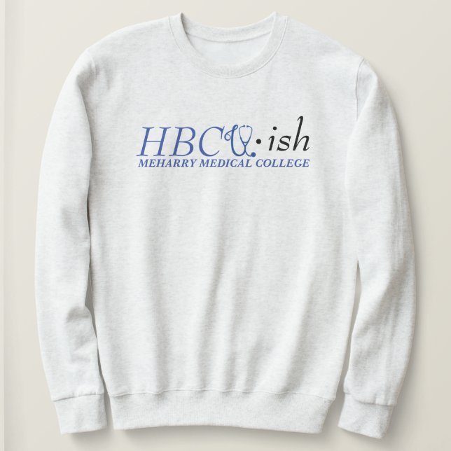 Sudadera Meharry Medical College Sweatshirt - Azul (Anverso del diseño)