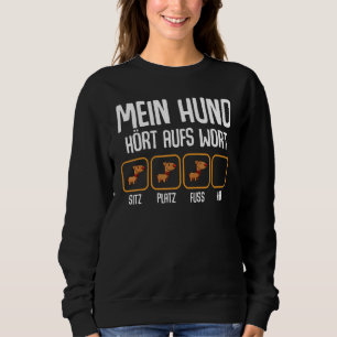 Sudadera Mein Hund Hört Aufs El Propietario De Perro De Hie